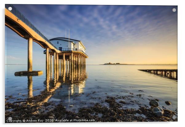 RNLI Station (Roa Island) Acrylic by Andrew Ray