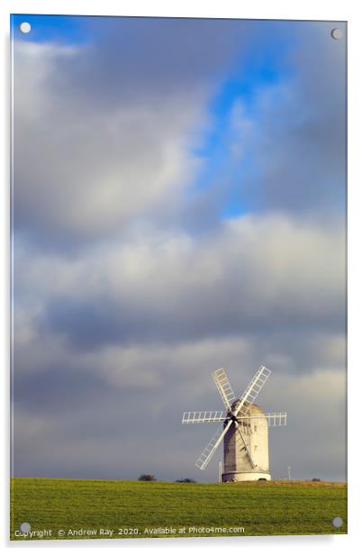Ashcombe Windmill Acrylic by Andrew Ray