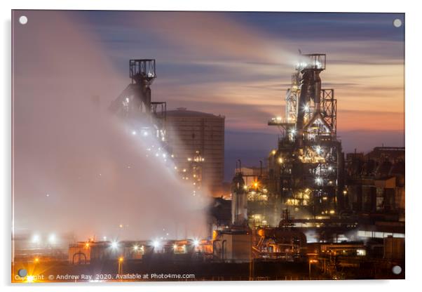 Port Talbot   Acrylic by Andrew Ray