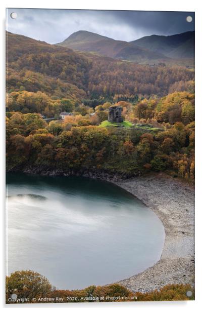 Above Llyn Peris (Snowdonia) Acrylic by Andrew Ray