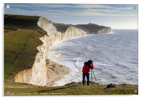 Photographer capturing the Seven Sisters Acrylic by Andrew Ray