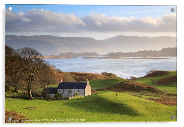 Kilbrennan (Isle of Mull) Acrylic by Andrew Ray