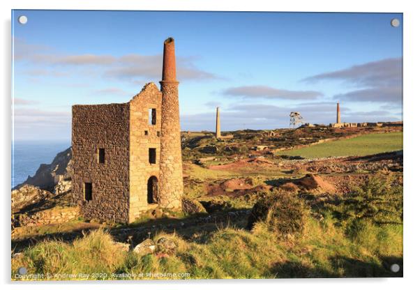 Wheal Owles Acrylic by Andrew Ray
