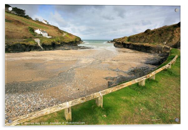 Port Gaverne Acrylic by Andrew Ray