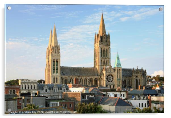 Truro Cathedral Acrylic by Andrew Ray