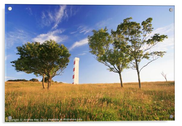 Gribbin Tower Acrylic by Andrew Ray