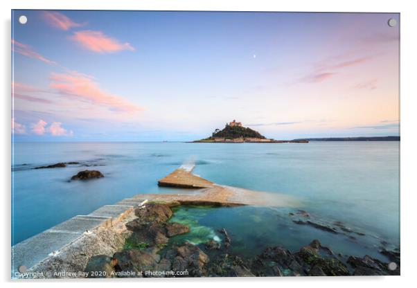 Slipway View (St Michaels' Mount) Acrylic by Andrew Ray