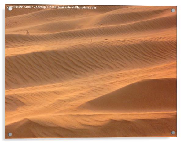  Dunes  Acrylic by Yasmin Jeevanjee