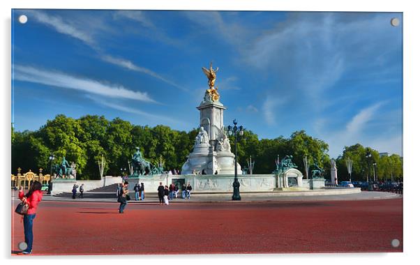 Victoria Memorial @ Buckingham Palace Acrylic by Paul Piciu-Horvat