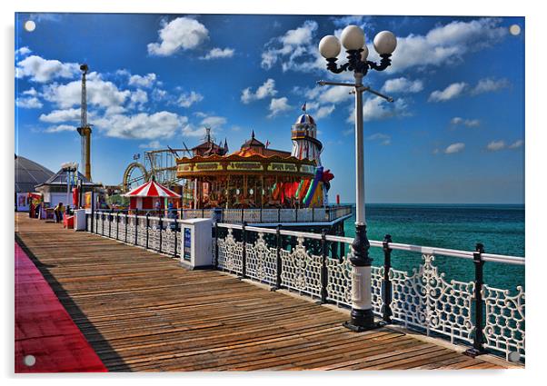 Brighton Pier view Acrylic by Paul Piciu-Horvat