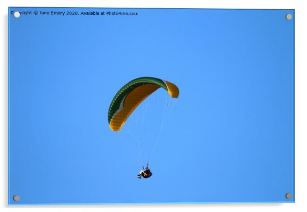 Sky object, Hang Gliding Acrylic by Jane Emery