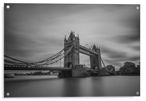 Tower Bridge Acrylic by Russell Cram