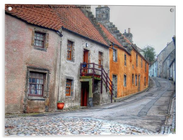  The Royal Burgh of Culross Acrylic by Tracey Russell