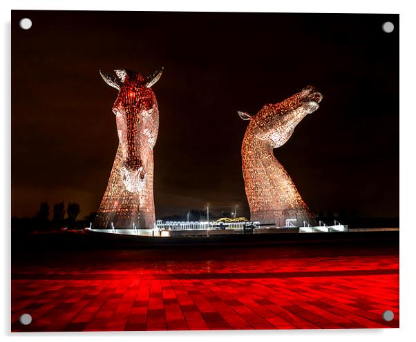  The Kelpies Acrylic by Tracey Russell