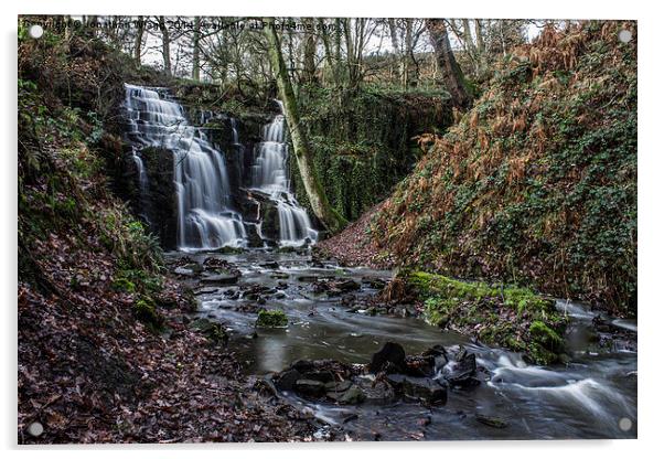  Folly Dolly Falls Huddersfield Acrylic by Jonathan Wragg