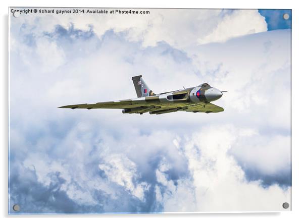  Avro Vulcan,  Acrylic by Richard Gaynor