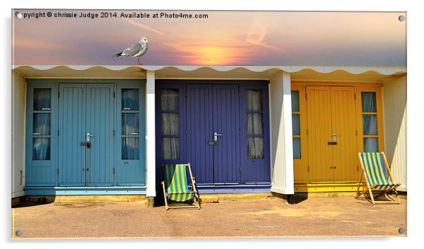  the colourful beach Huts  Acrylic by Heaven's Gift xxx68