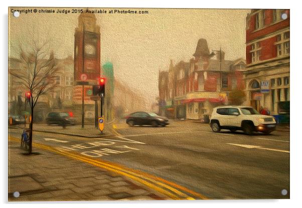  Autumn in crouch end North london N8  Acrylic by Heaven's Gift xxx68