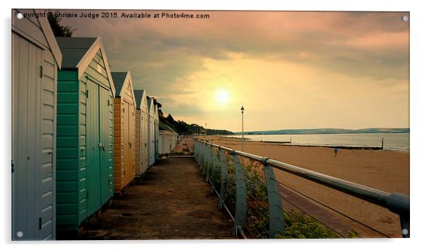  bournemouth beach huts  Acrylic by Heaven's Gift xxx68