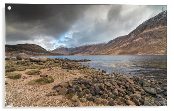 Loch Etive Scottish Highlands Acrylic by Jonathon barnett