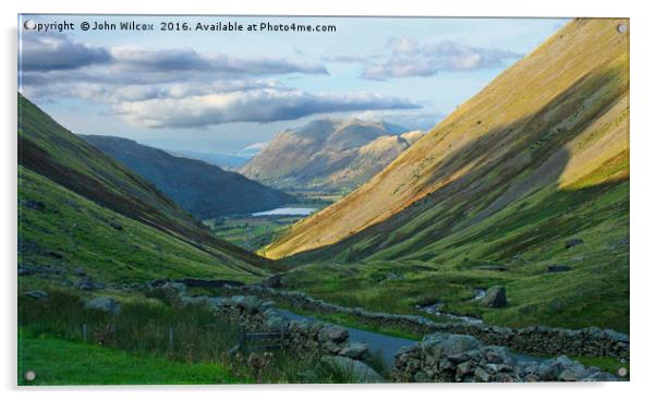 Kirkstone Pass Acrylic by John Wilcox