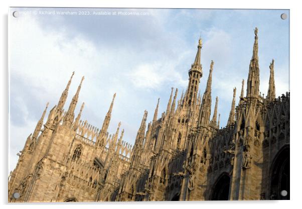 Duomo Milan Acrylic by Richard Wareham