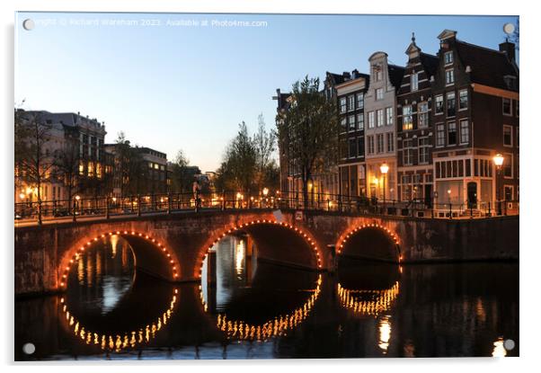 Amsterdam The Netherlands Acrylic by Richard Wareham