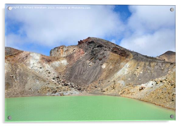 Tongariro National Park Acrylic by Richard Wareham