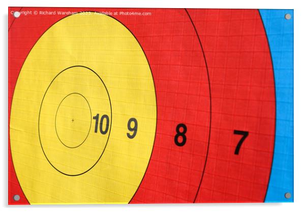 Archery target for recurve Acrylic by Richard Wareham