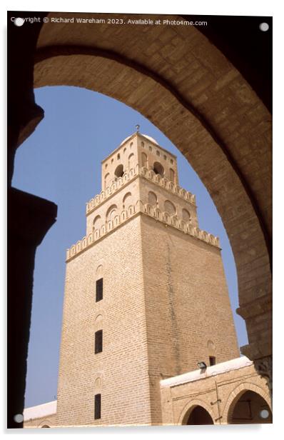 Great Mosque Kairouan Acrylic by Richard Wareham