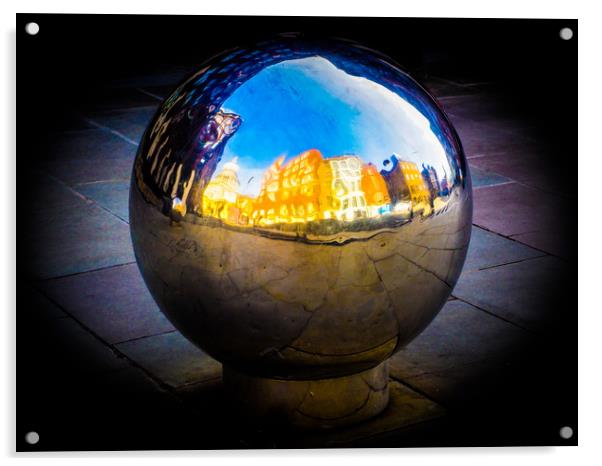 London Sphere Acrylic by David Hall