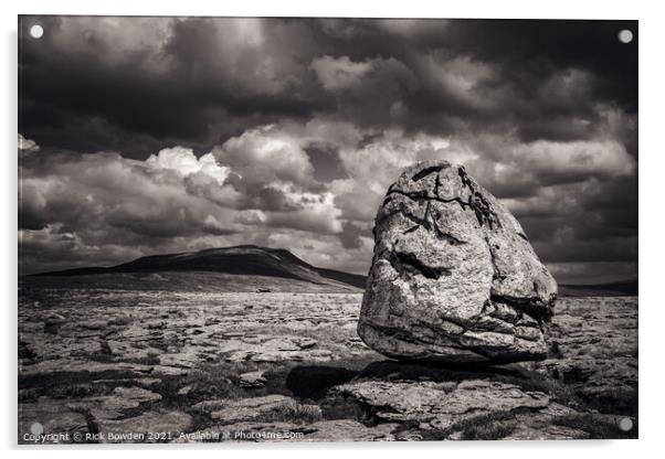 Whernside Eratic Acrylic by Rick Bowden