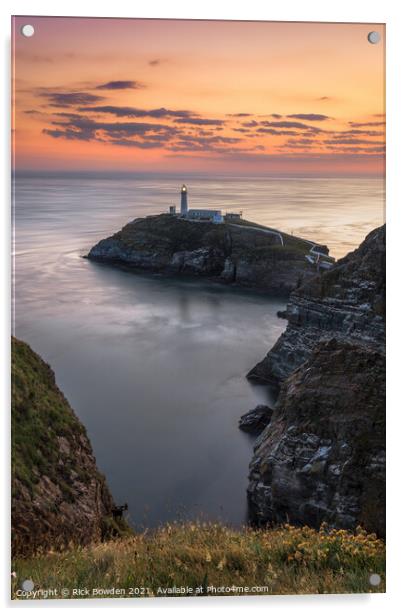 South Stack Acrylic by Rick Bowden