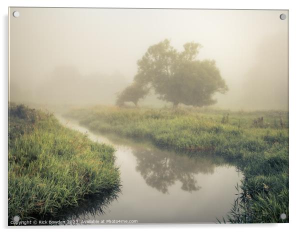 Wensum Valley Mist Acrylic by Rick Bowden