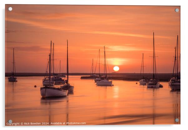 Wells Sunrise Acrylic by Rick Bowden