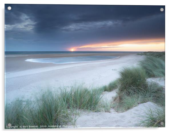 Burnham Overy, Norfolk Acrylic by Rick Bowden