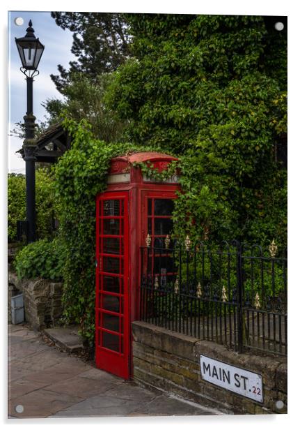  Haworth phone box Acrylic by Jason Thompson