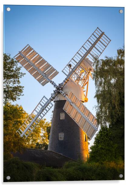 Mount pleasant windmill  Acrylic by Jason Thompson