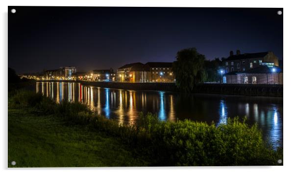 Gainsborough river trent Acrylic by Jason Thompson