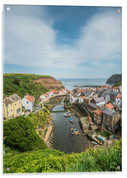 Staithes Acrylic by Jason Thompson