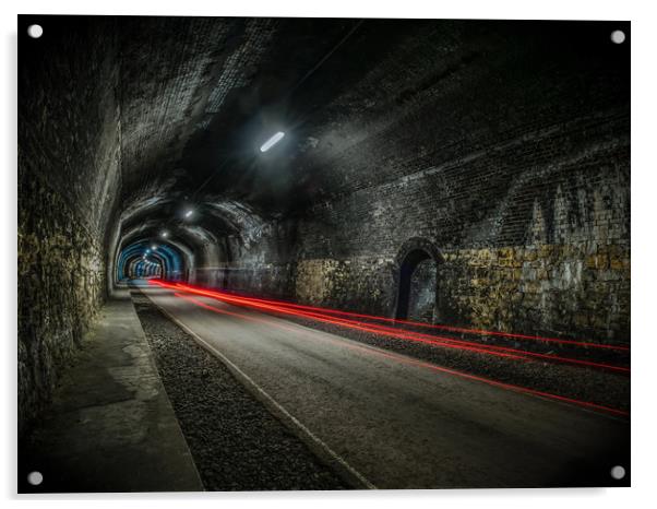 monsal tunnel  Acrylic by Jason Thompson