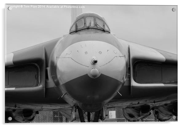  Vulcan XM607 The Bomber Of The Falklands. Acrylic by Tom Pipe