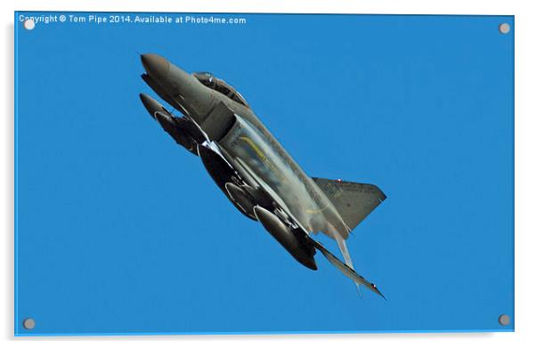  German F-4 Phantom fingers crossed! Acrylic by Tom Pipe