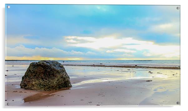 West Kilbride Seascape Acrylic by Alan Whyte