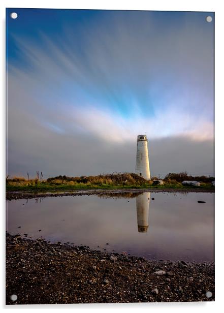  Leasowe Lighthouse Acrylic by Garry Kennedy