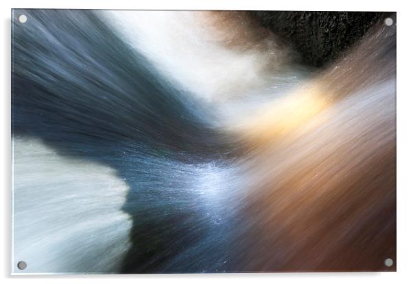  Water flow Acrylic by Andrew Kearton