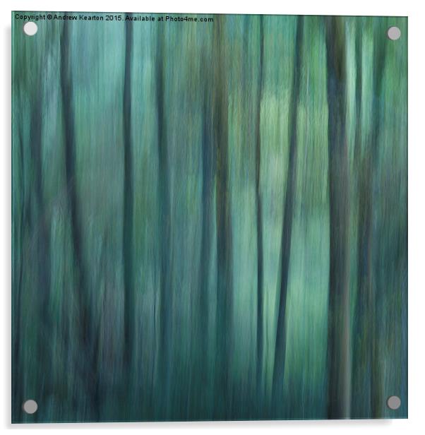 Forest greens Acrylic by Andrew Kearton