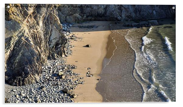  Pembrokeshire beach Acrylic by Andrew Kearton