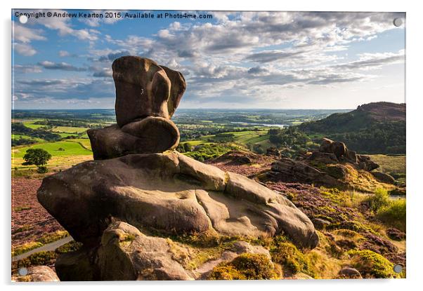  Ramshaw rocks, Staffordshire Acrylic by Andrew Kearton