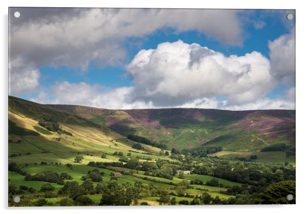 Vale of Edale in Summer Acrylic by Andrew Kearton